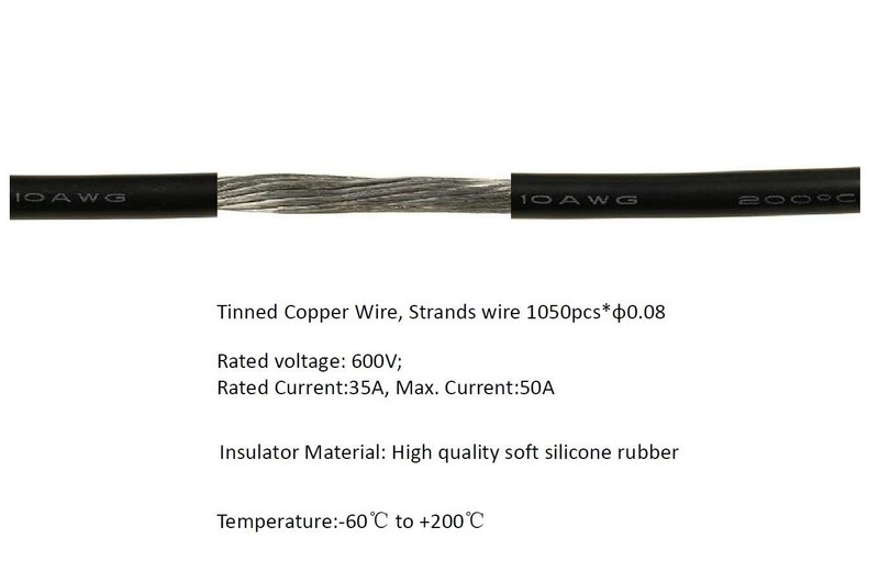 Solar Panel Connectors 10AWG Compatible with MC-4 Solar Connecter to SAE Adapter gallery
