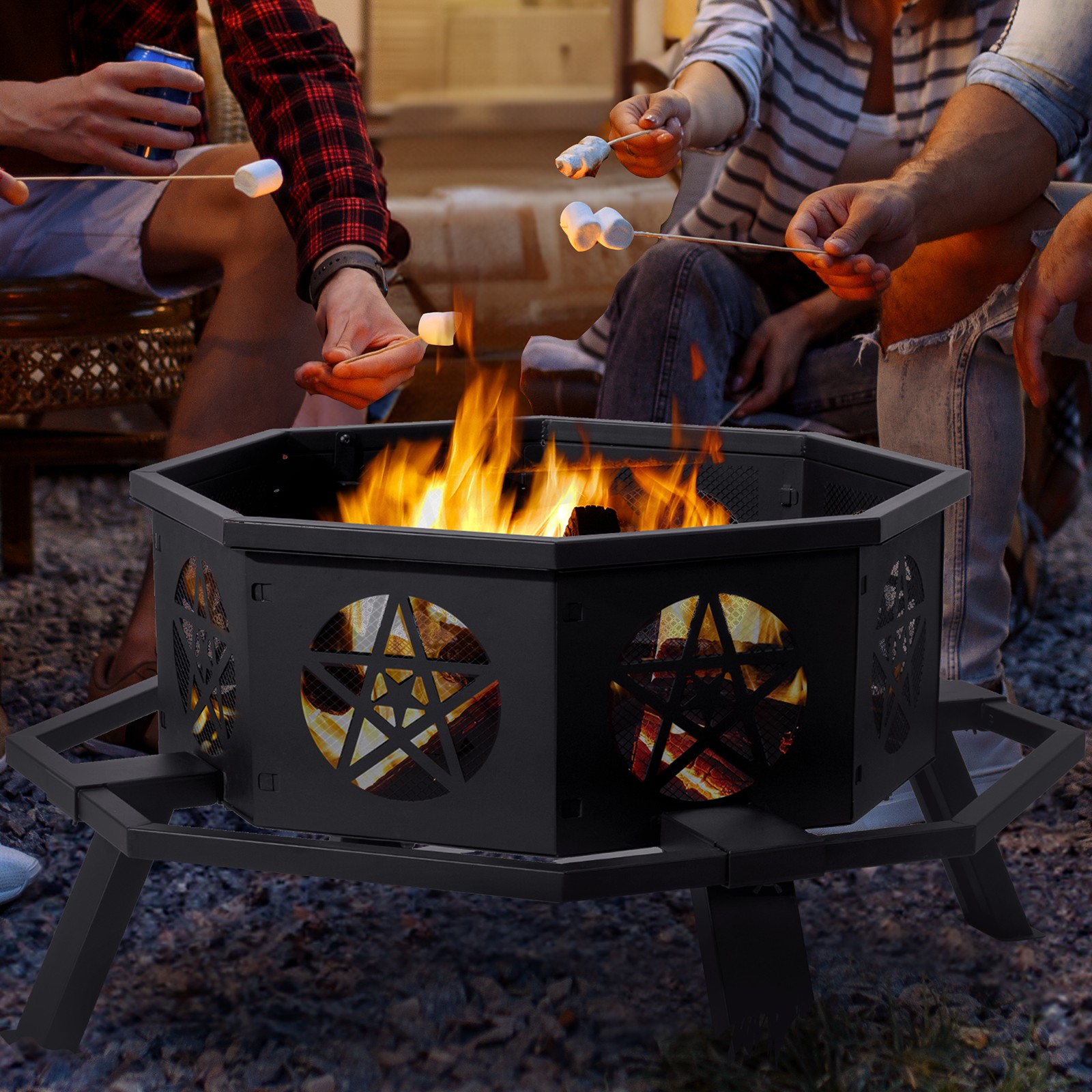 35-inch Outdoor Fire Pit Sturdy gallery
