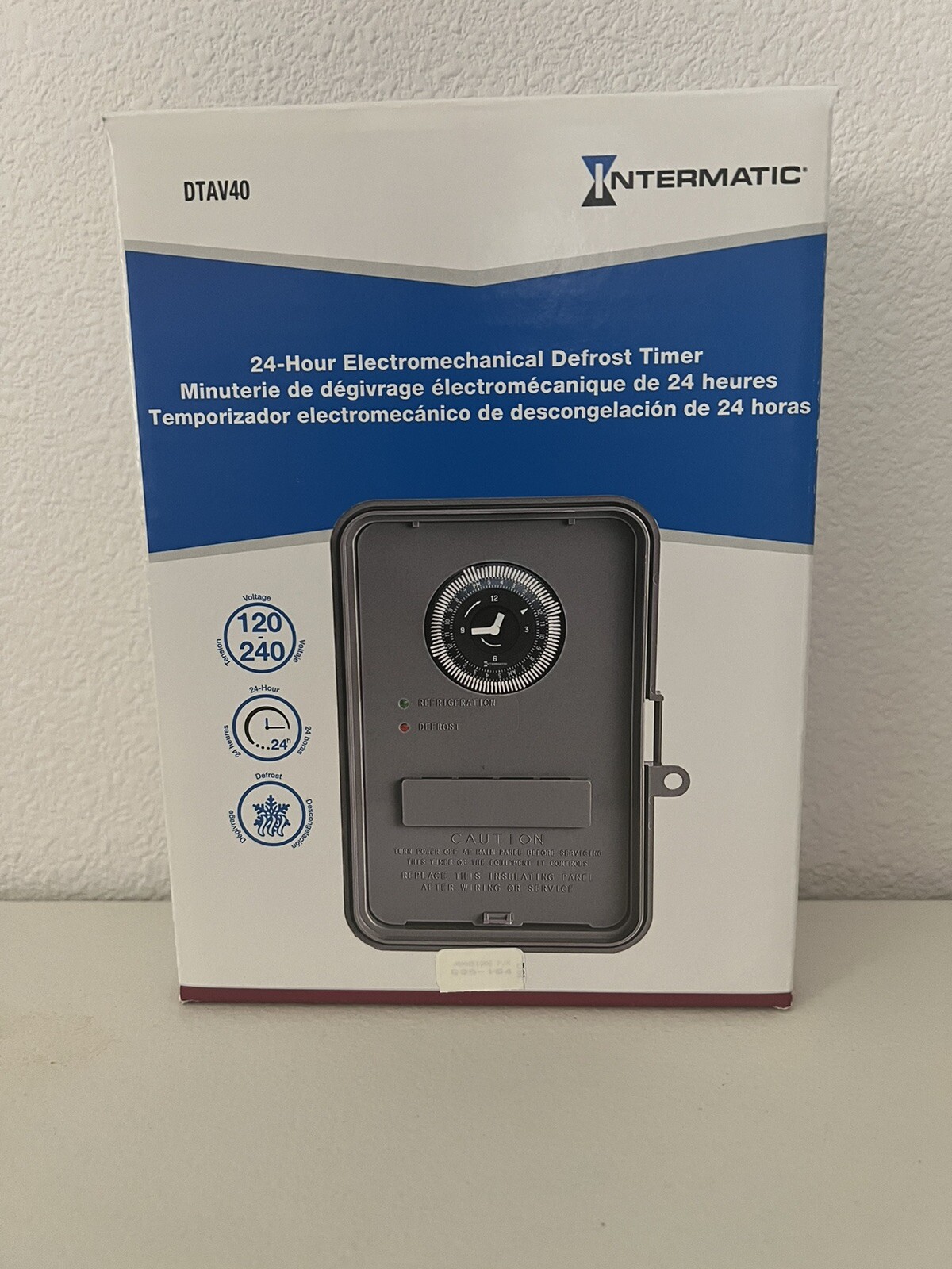 Intermatic DTAV40 Electromechanical 24 hrs Defrost Timer Nema 3R 120v/240v-40A  gallery