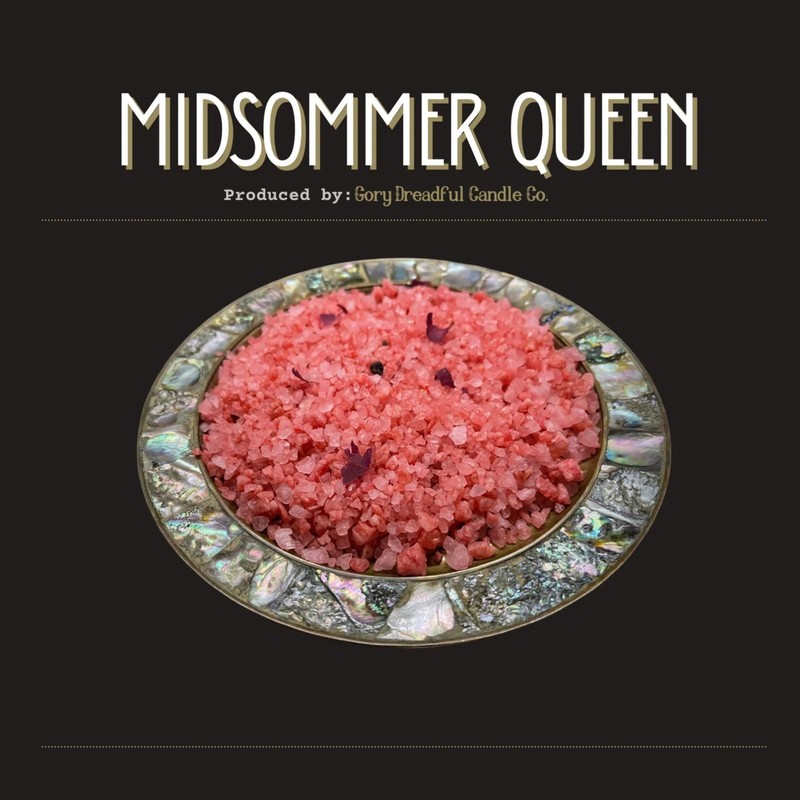 Midsommer Queen Sizzling Room Salt Crystal Potpourri: Orange Apricot Rose Petal gallery