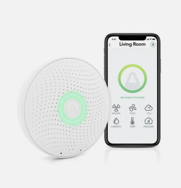 Airthings 2930 Wave Plus-Radon & Air Quality Monitor, Battery Powered (CO2, VOC) gallery