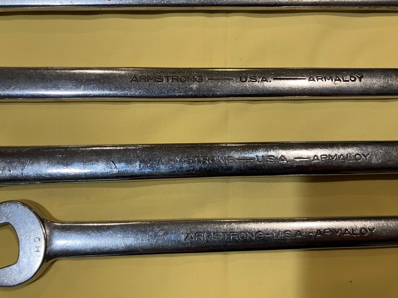 ARMSTRONG TOOLS COMBINATION 6 PIECE WRENCH LOT 1 7/16”-13/16” SIZE #1176L-1167AL gallery
