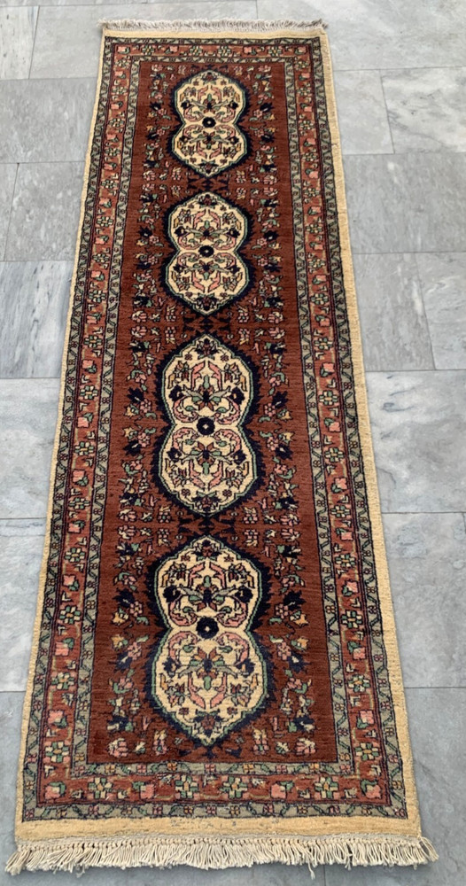 Vintage Afghan Runner,Kitchen Runner,Turkish Runner,Hand Knotted Runner,2x6 ft