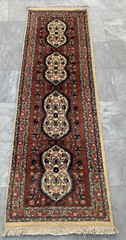 Vintage Afghan Runner,Kitchen Runner,Turkish Runner,Hand Knotted Runner,2×6 ft