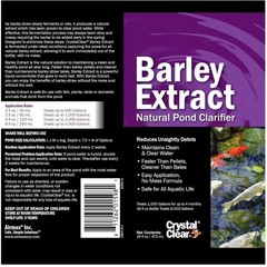 Barley Extract Pond Treatment, Clears Cloudiness, 1 Gallon