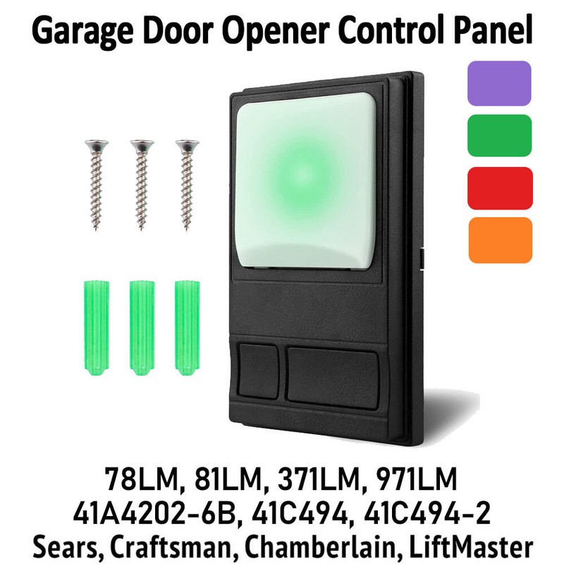 Garage Wall Pad Multi-Function Control Panel for LiftMaster Master 78LM 41C494 gallery
