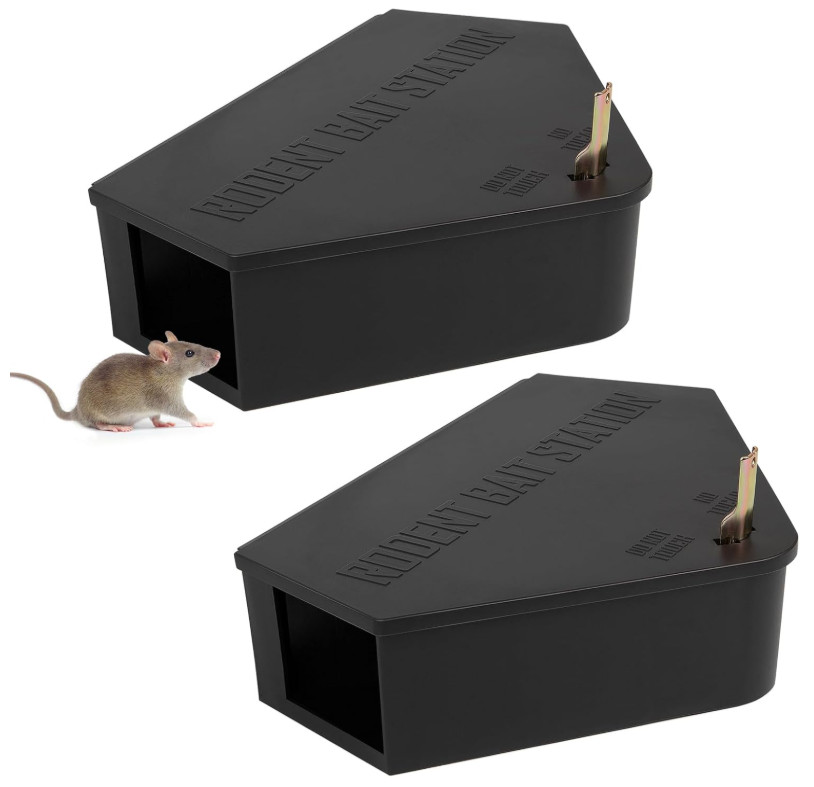 Rat Station Box with Keys, 2 Pack – Safe for Kids/Pets, Reusable, Indoor/Outdoor gallery