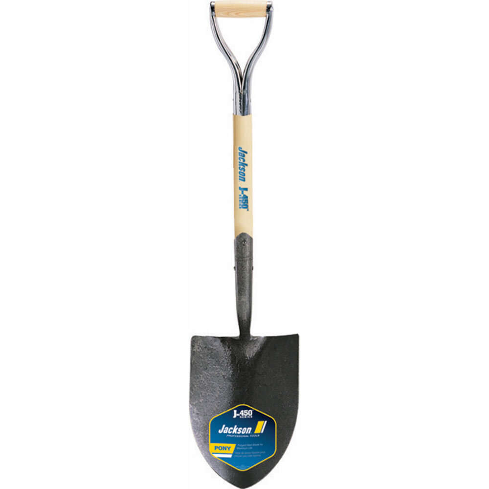 True Temper Shovel Round Point Solid Shank No Step Armor D Grip gallery