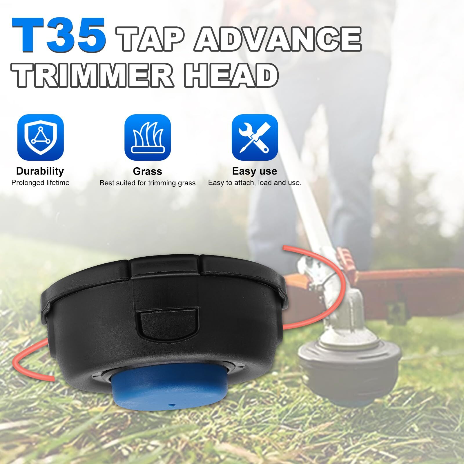 5Pcs T35 Faucet Premium Trimmer Head For Husqvarna 537388101、531300194、531300183 gallery