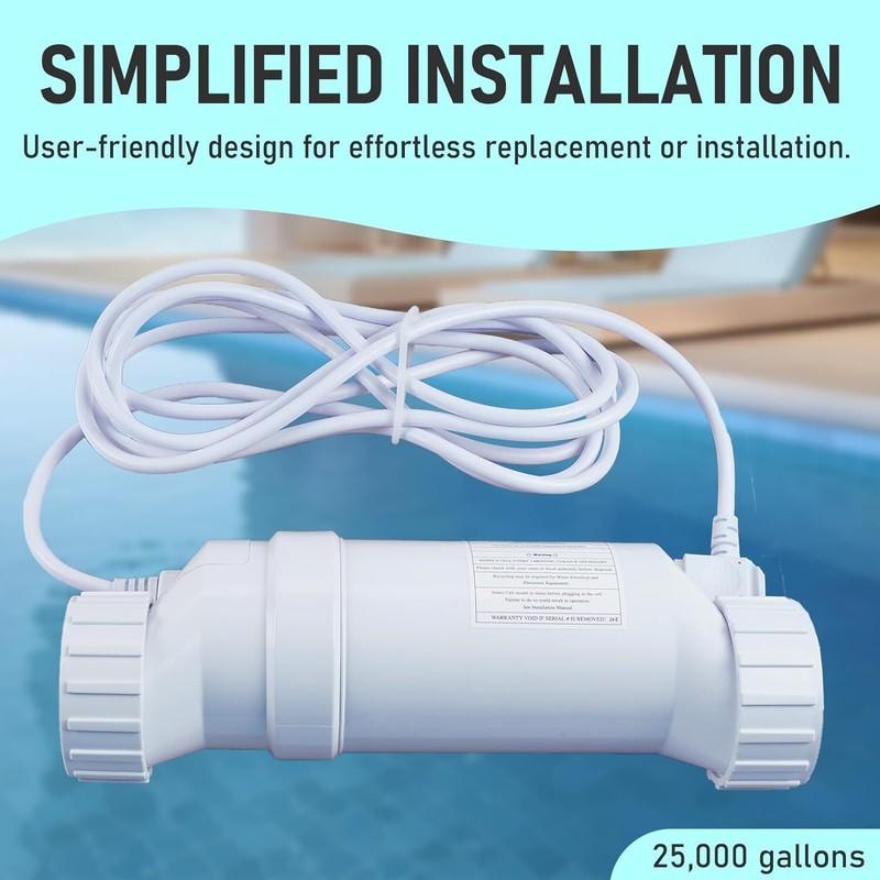 Salt Water Pool chlorinator System For Hayward Turbo Cell T-9 25000 Gallon gallery