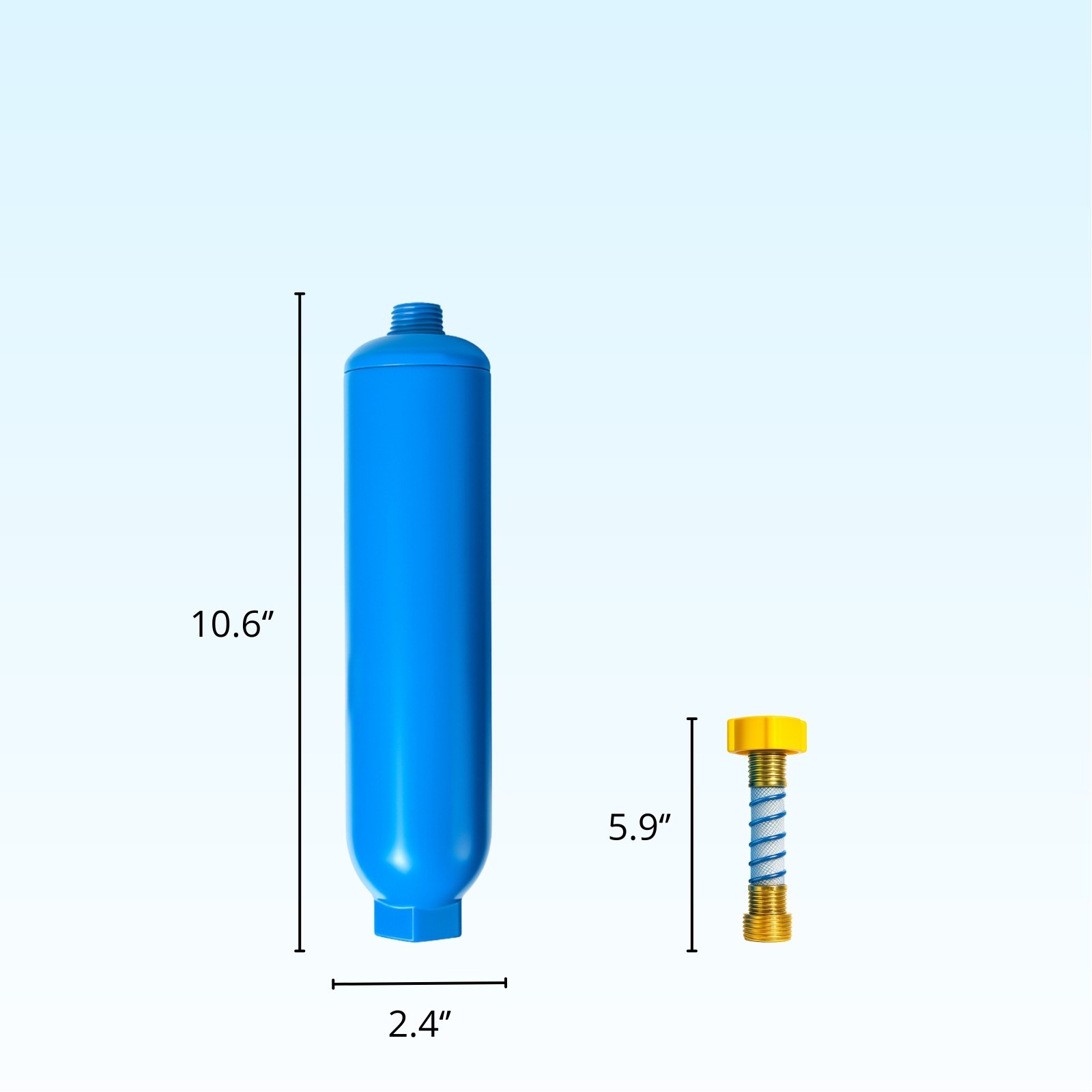 Nispira Inline Water Cartridge Filter for Camco RV/ Marine 40043 2 Pk gallery