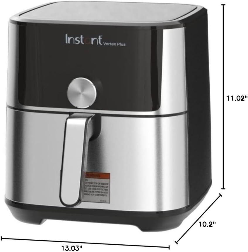 Instant Pot 4QT Vortex Plus 6-in-1 Mini Air Fryer, Custom Program Options, Crisp gallery