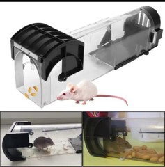 Mouse/Rat/Rodent Trap Live Catch Cage, Easy Set Up and Reuse Indoor & Outdoor