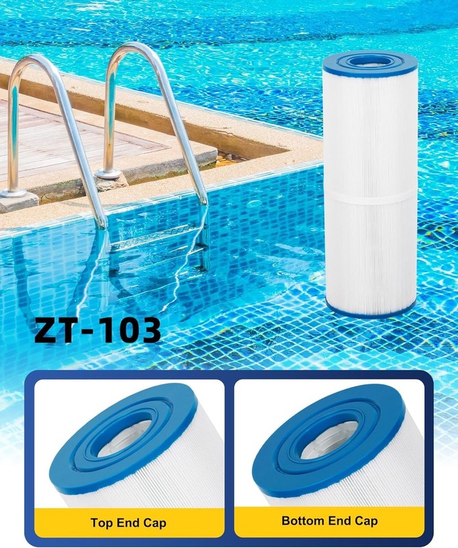 High-Efficiency Hot Tub Filter - Durable Trilobal Fabric, 50 sq.ft Filtration gallery