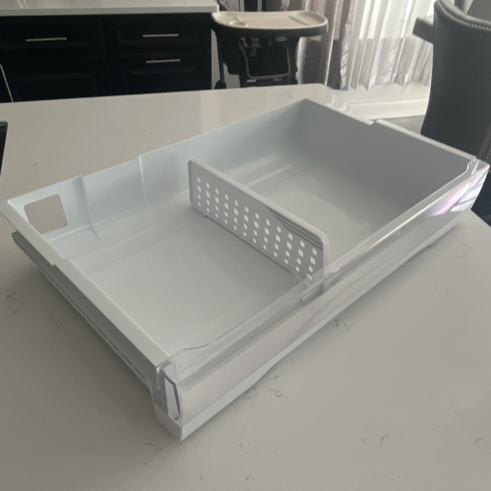GE Refrigerator Deli Drawer- OEM P/N WR32X10868 (W 28in and L 17in) gallery