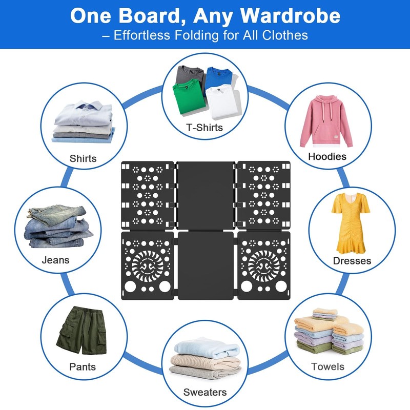 BoxLegend V3 Shirt Folder Board Tshirt Clothes 23.5 x 4 x 29 inch, Black gallery