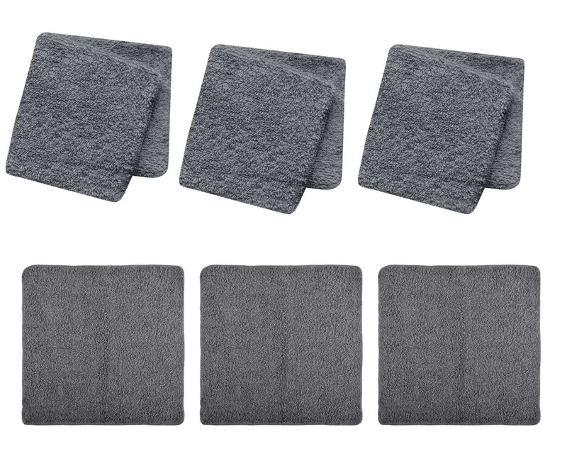 100% Cotton Wash Cloths 11x11” – Soft Reusable Towels – Pack of 6/12/18 gallery