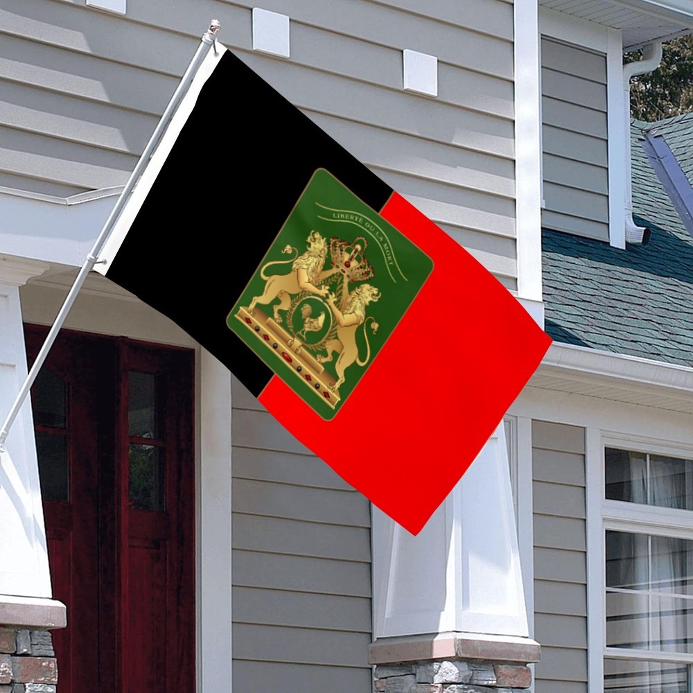 Haitian Independence Black and Red Flag, Historical Haiti Banner, 3x5ft gallery