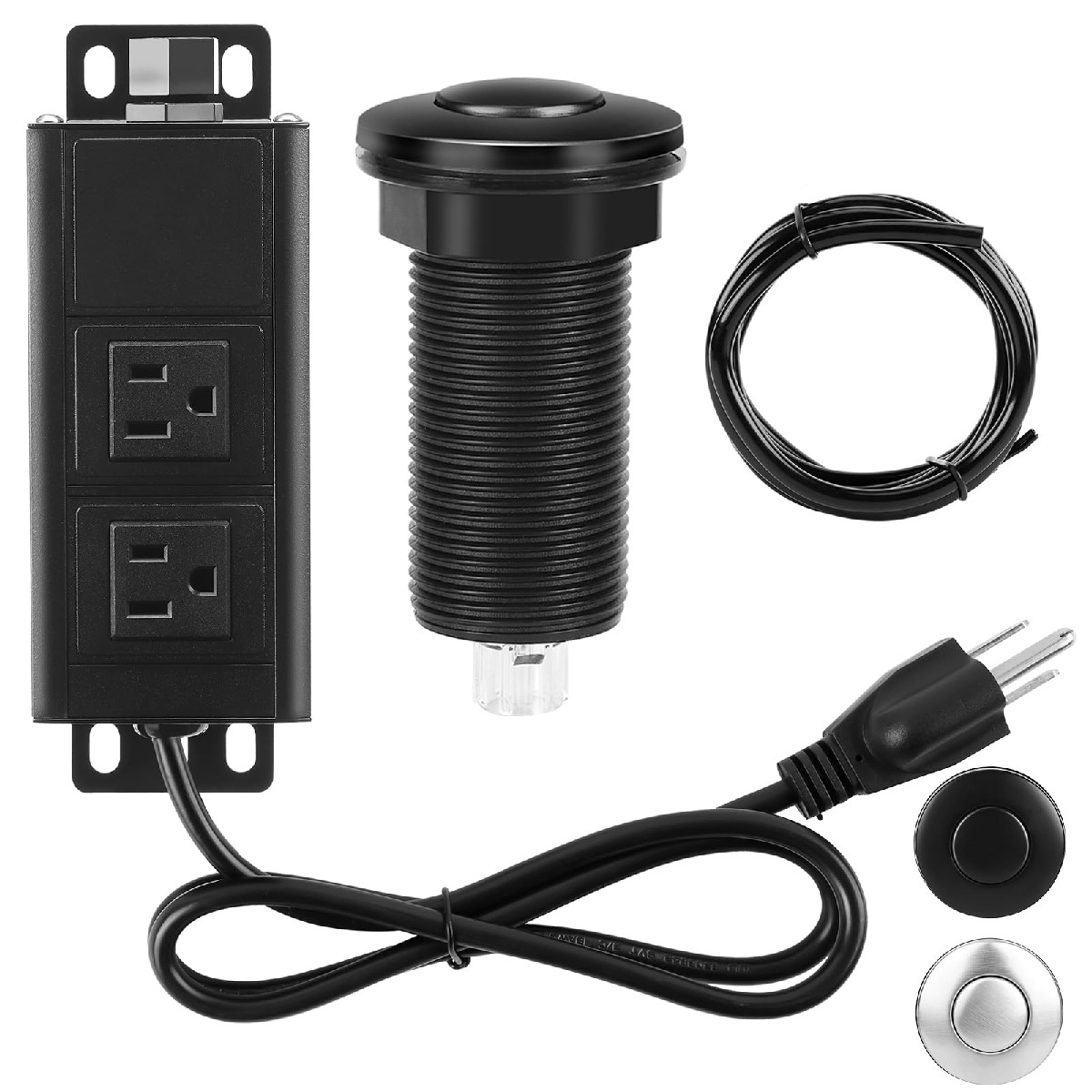 Pahtto Air Switch Kit For Garbage Disposal Ul Listed Sink Top Air Switch For gallery
