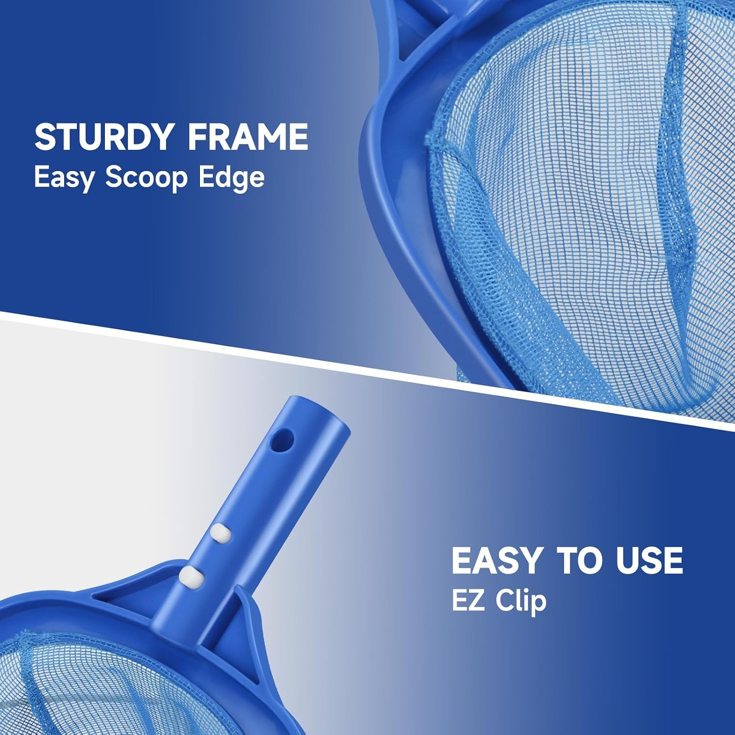 Pool Cleaning Kit with Skimmer Net Brush & Adjustable Pole gallery