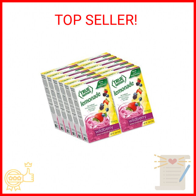 True Lemon WILDBERRY LEMONADE, True Citrus, 10 Count (Pack of 4) gallery