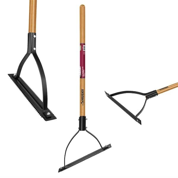 Durable Double Blade Weeder Cutter Hardwood Handle for Tall Grass Vegetation gallery