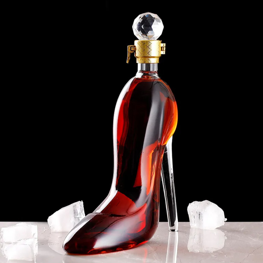 Unique High Heel Stiletto Whiskey Decanter for Liquor.750 ML. Gift. gallery