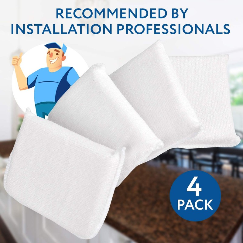 Impresa Reusable Microfiber Sealer Applicator Pads 4-Pack - Multi-Surface & Grou gallery
