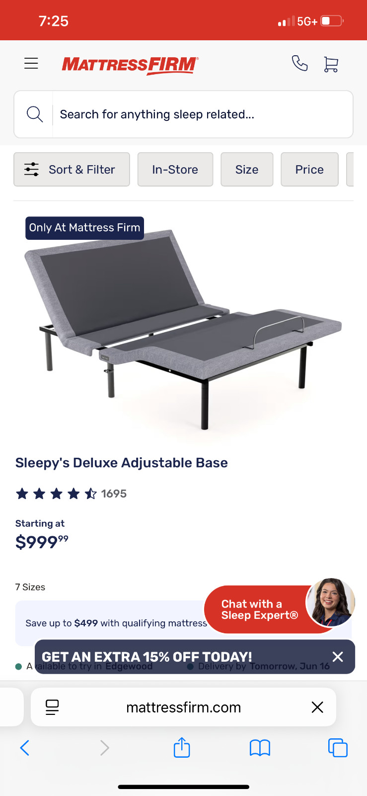 High Quality- Adjustable Bed Frame Base With Massage Backlit Remote Twin XL King gallery