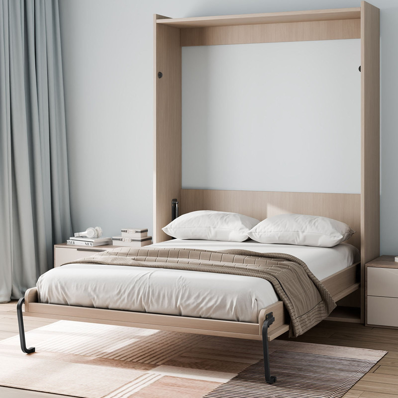 VEVOR Full Size Vertical Murphy Bed Kit - Deluxe DIY Folding Wall Bed Hardware f gallery