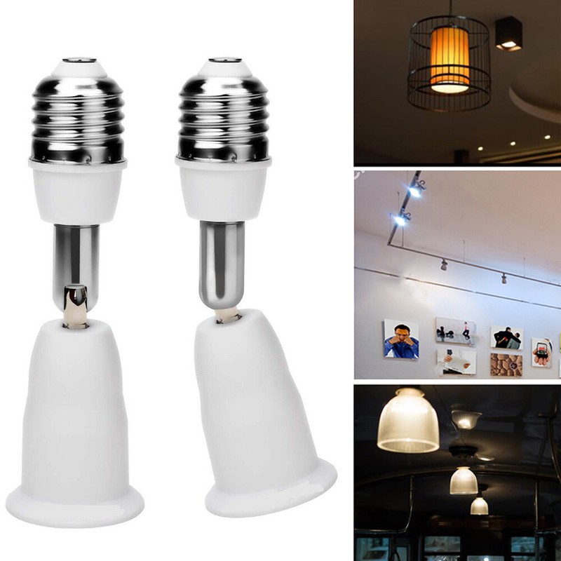 E26/E27 Light Socket Extender 4.5 " Extension adjustable vertical 90° Horizontal gallery