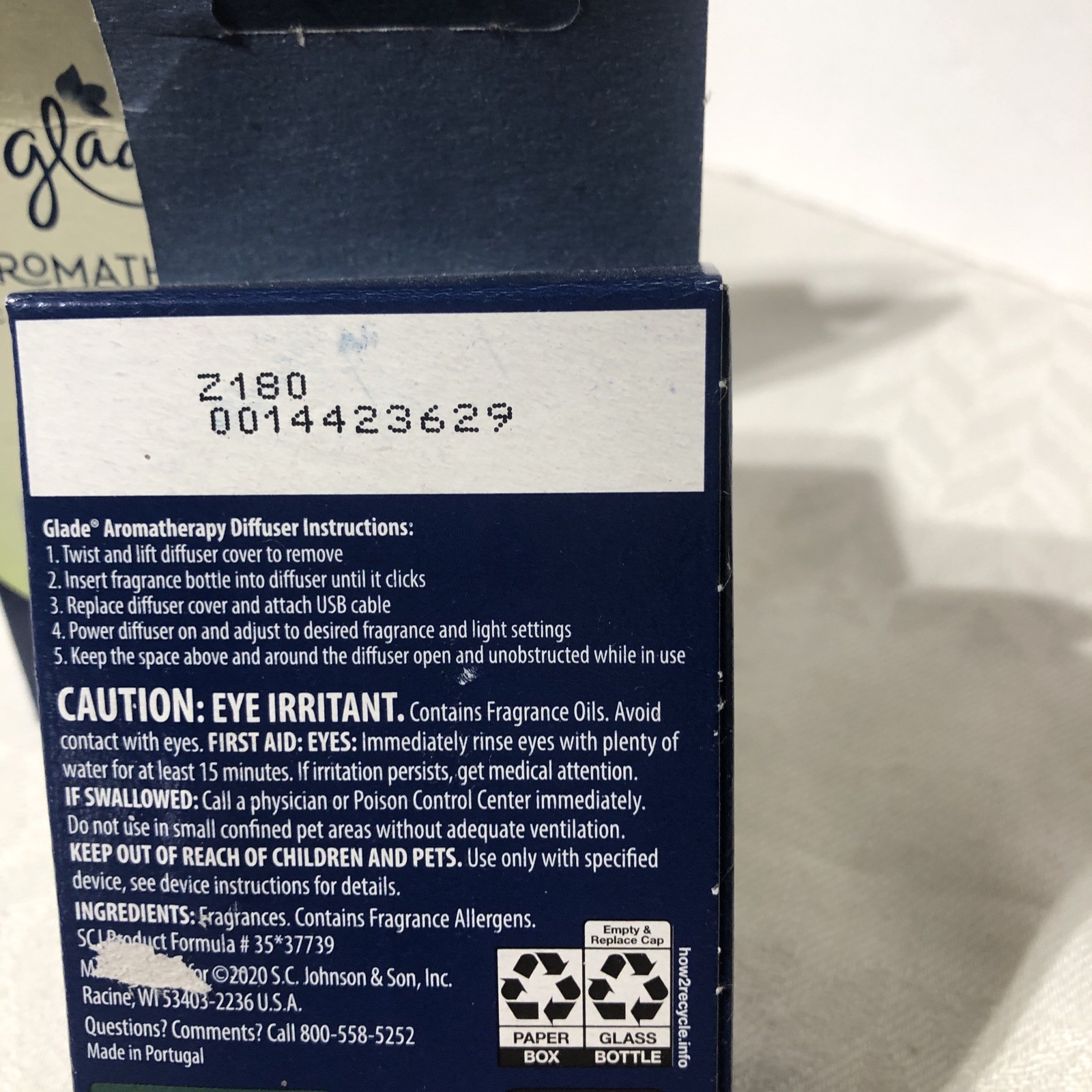 GLADE AROMATHERAPY Cool Mist Oil Diffuser Refill CLARITY Lemongrass Bergamot X 3 gallery