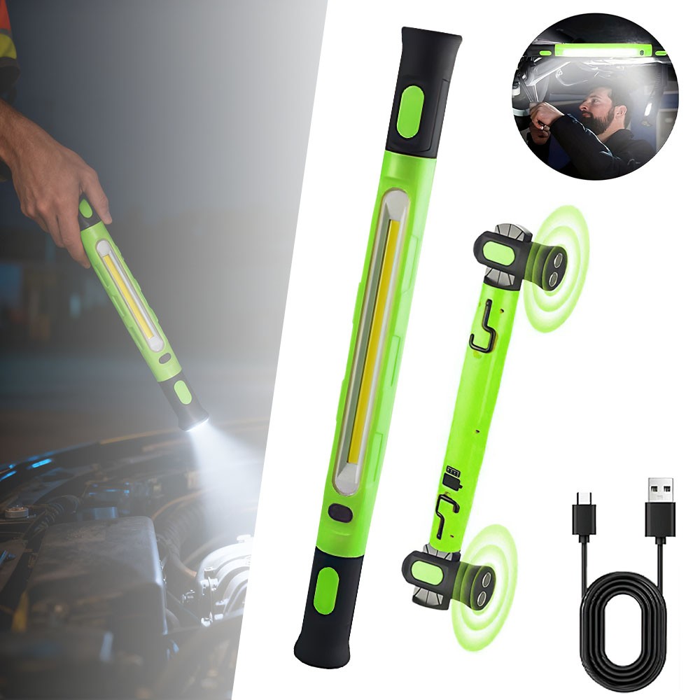 3000LM 5000mAh Cordless Rechargeable Hood Light for Mechanic/Car Repairing Green gallery