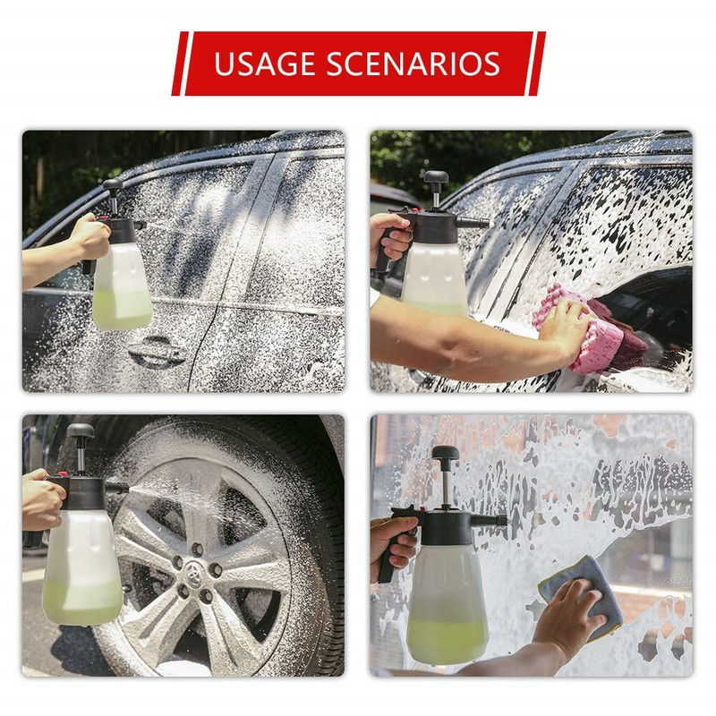 CarCarez Foaming Sprayer 1.5L Multi-Purpose Hand Pump Sprayer Professional gallery
