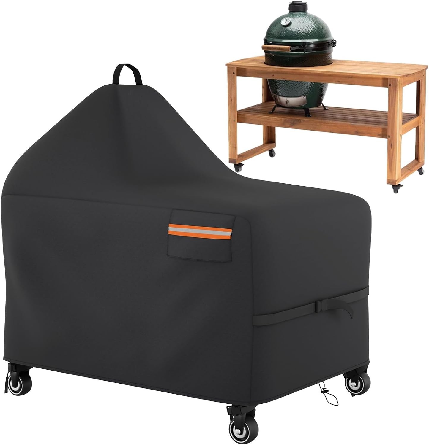 1x Grill Cover for 60 Inch Big Green Egg Grill Table Cover, Kamado Ceramic BBQ gallery