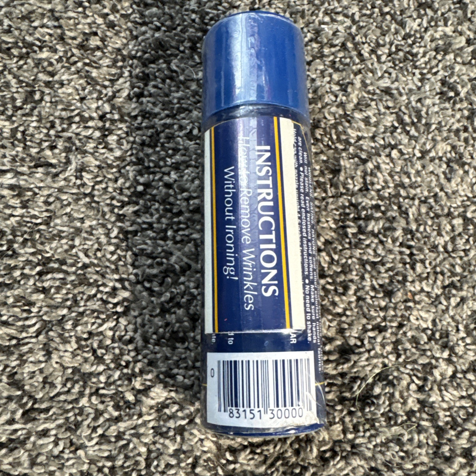 Wrinkle Free Brand Fabric Relaxant Spray 3oz Original Formula USA MADE Vintage gallery
