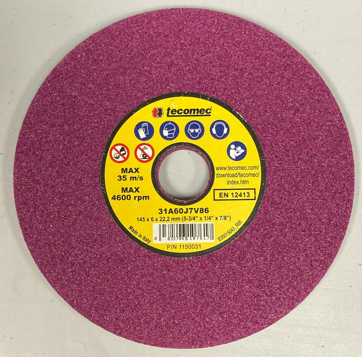 5-3/4" x 1/4" Grinding Wheel for Chainsaw Chain Bench Grinders Repl OR534-14A gallery