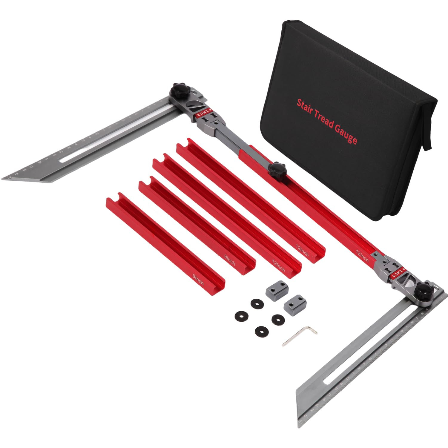 Adjustable Stair Jig - Accurate Stair Measuring Tool for Perfect Installations gallery