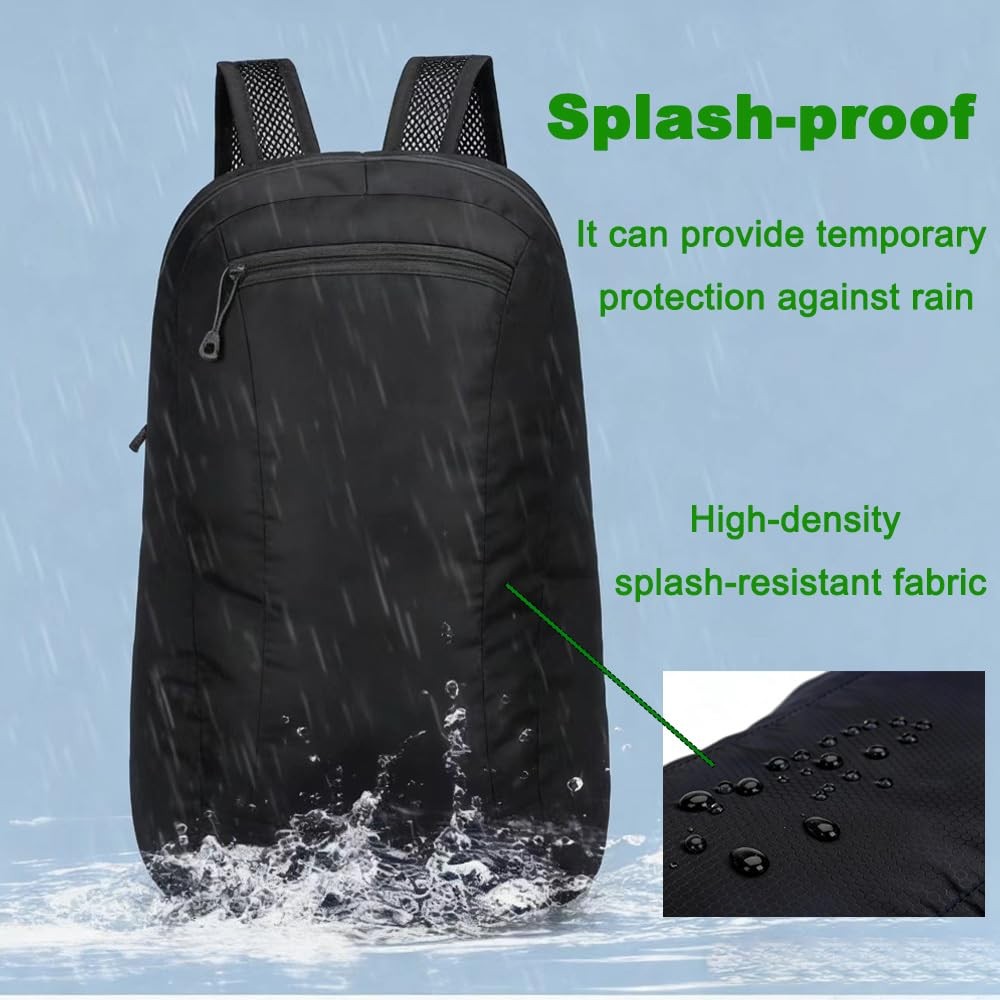 20L Foldable Lightweight Hiking Camping Waterproof Backpack Daypack Small 3