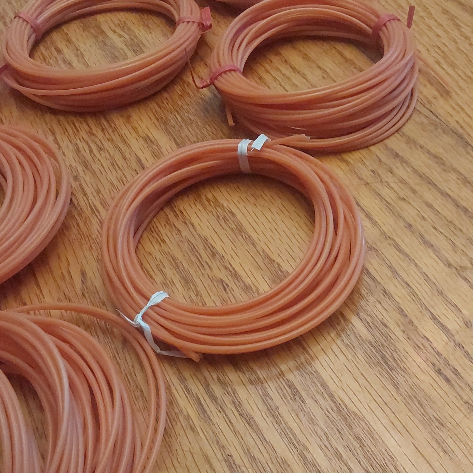 Orange Trimmer Line Coils Plastic for String Trimmer Lot of 7, MPN N/A gallery
