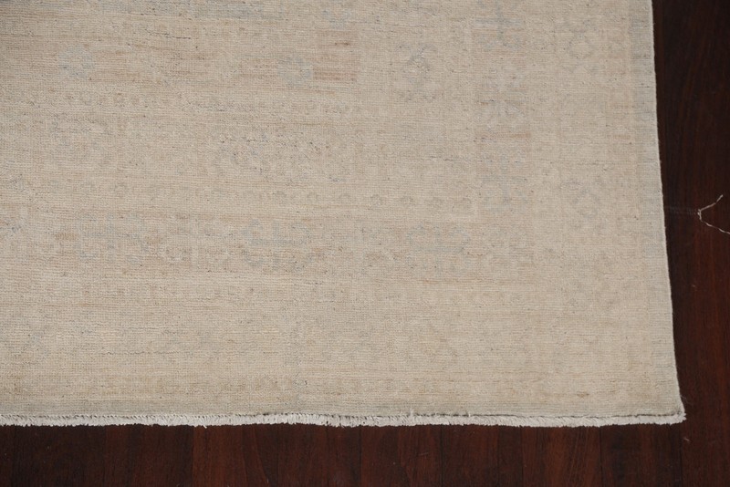 Handmade Transitional Muted Oushak Turkish Rug 8x10 Ft Vegetable Dye Wool Rug gallery