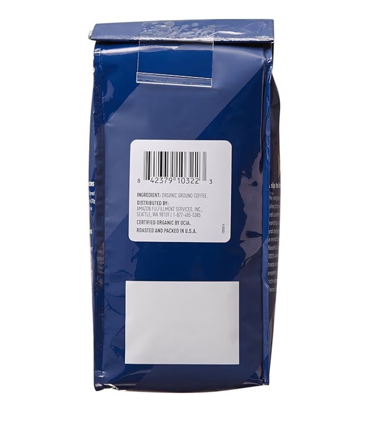 FAST FREE SHIPPING Organic Fair Trade Sumatra Ground Coffee Dark Roast 12 Ounce gallery