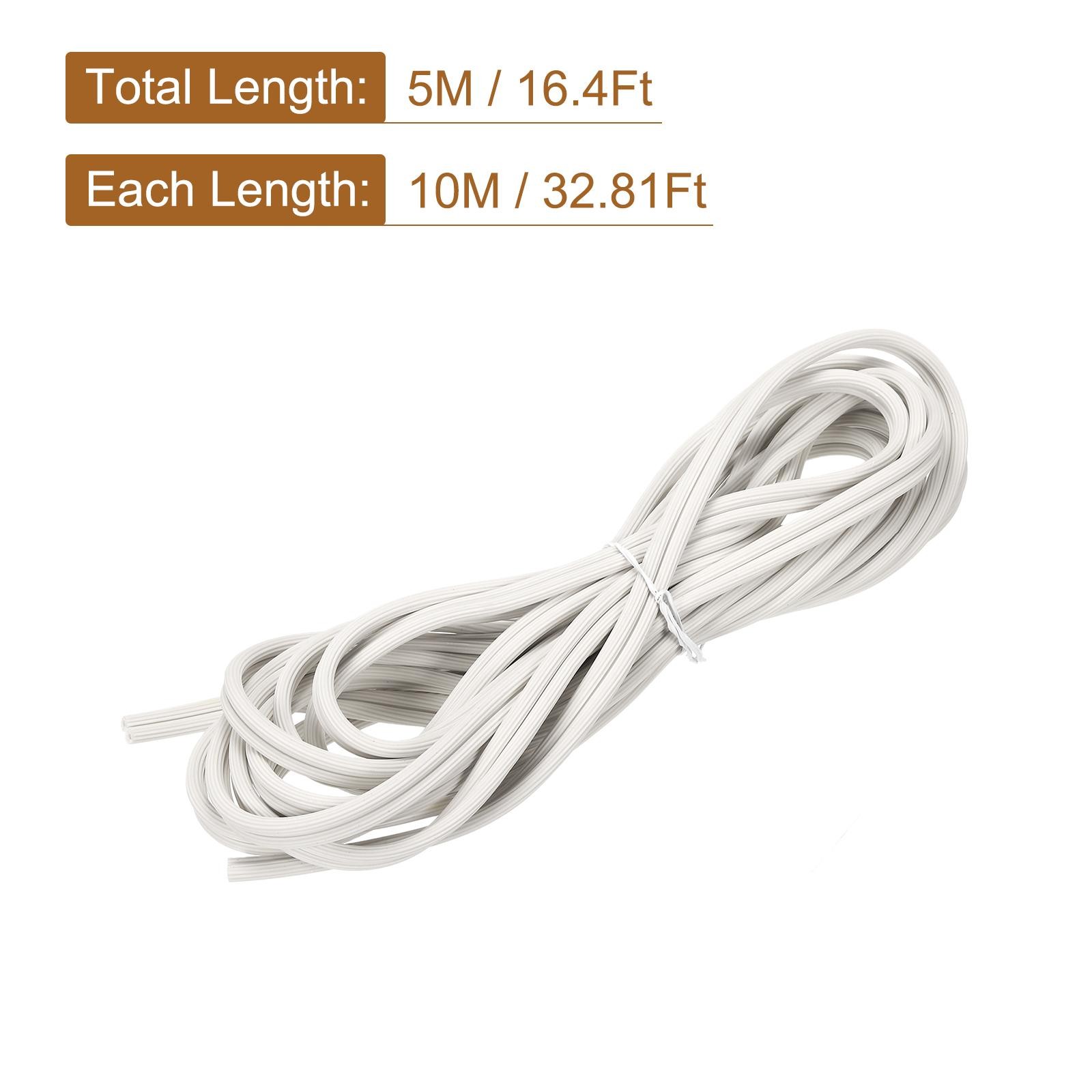 Screen Spline, 10M/32.81Ft Silicone Window Sealing Strip, 4.5mm OD White gallery