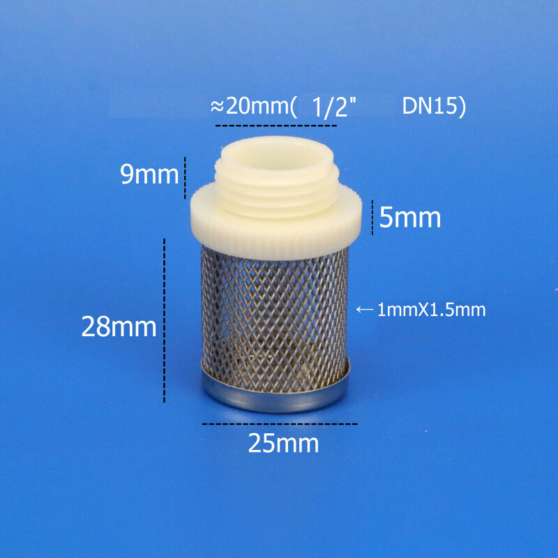 Male Thread Pipeline Filter Inline Water Pump Mesh Strainer Garden Pump Filter gallery