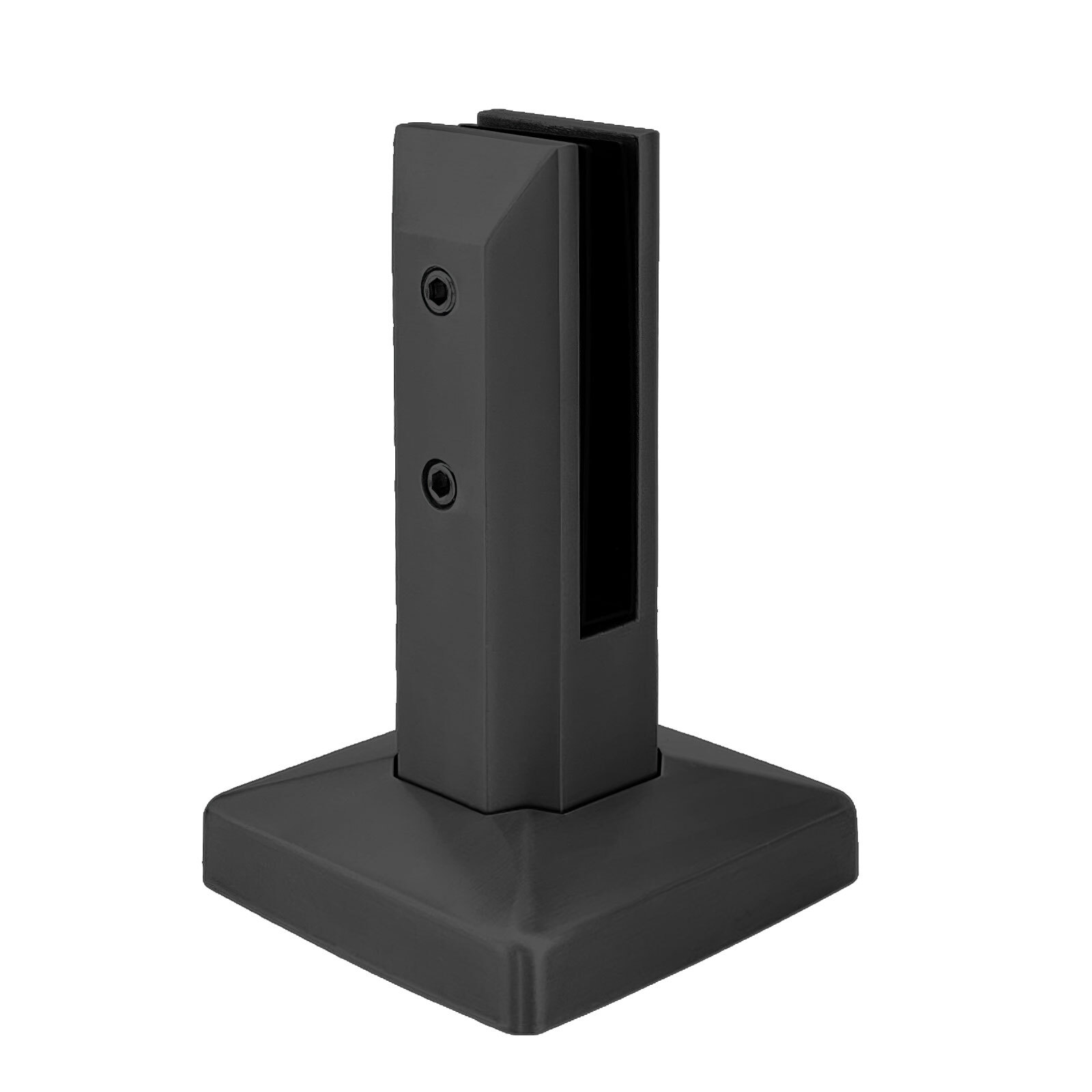 CSDMS160A- Glass Railing Adjustable Square Heavy Duty Spigot, 2"X 2"x 6 1/4" gallery