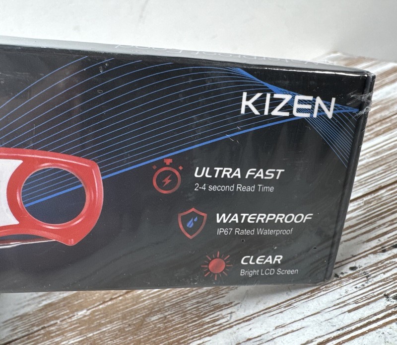 Kizen Digital Waterproof Instant Read Meat Thermometer - Red Or Black gallery
