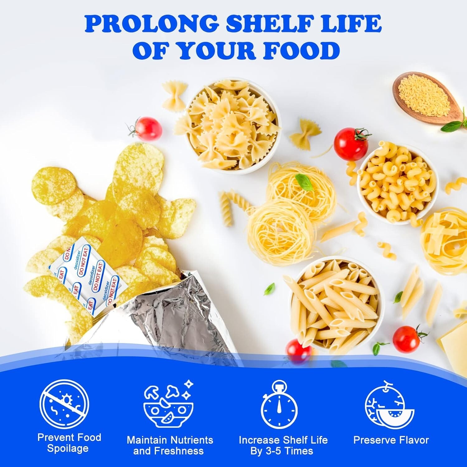 Oxygen Absorbers for Food storage 300CC, 120 PCS (12x PCS of 10) O2 Absorbers... gallery