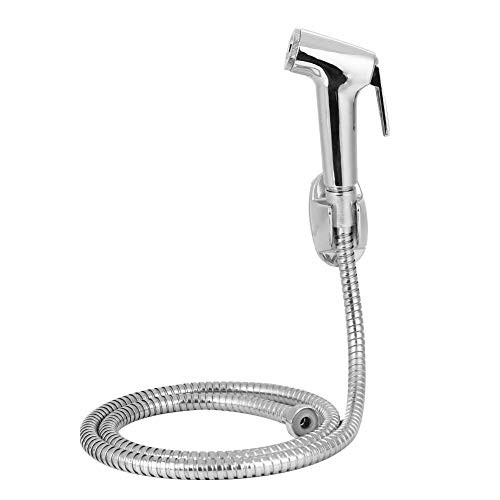 Bidet Sprayer, 3Pcs/Set Electroplating Toilet Sprayer ABS Spray Bracket Hose gallery
