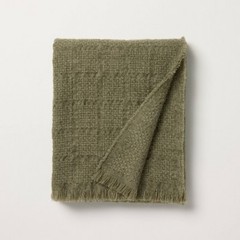 Woven Grid Throw Blanket Green – Hearth & Hand™ with Magnolia