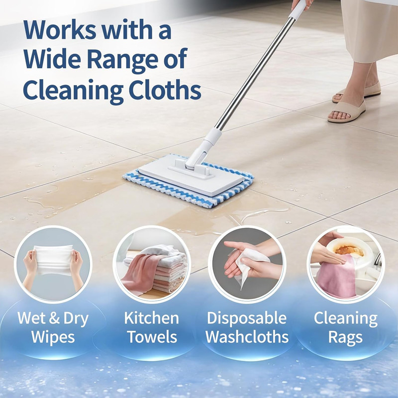 Hands Free Flat Mop with Cloth Changing, Lazy with Automatic Gripping, Convenien gallery